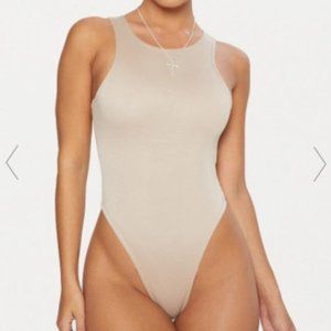 PrettyLittleThing Racer Back Thong Bodysuit